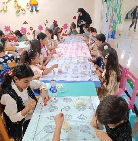 میزبانی کتابخانه‌ مرکزی بم از برنامه‌های فرهنگی و آموزشی ویژه کودکان