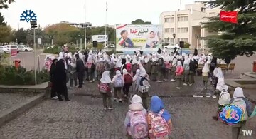 بازتاب جشن روز کودک کتابخانه مرکزی تبریز در شبکه سهند مرکز آذربایجان شرقی
