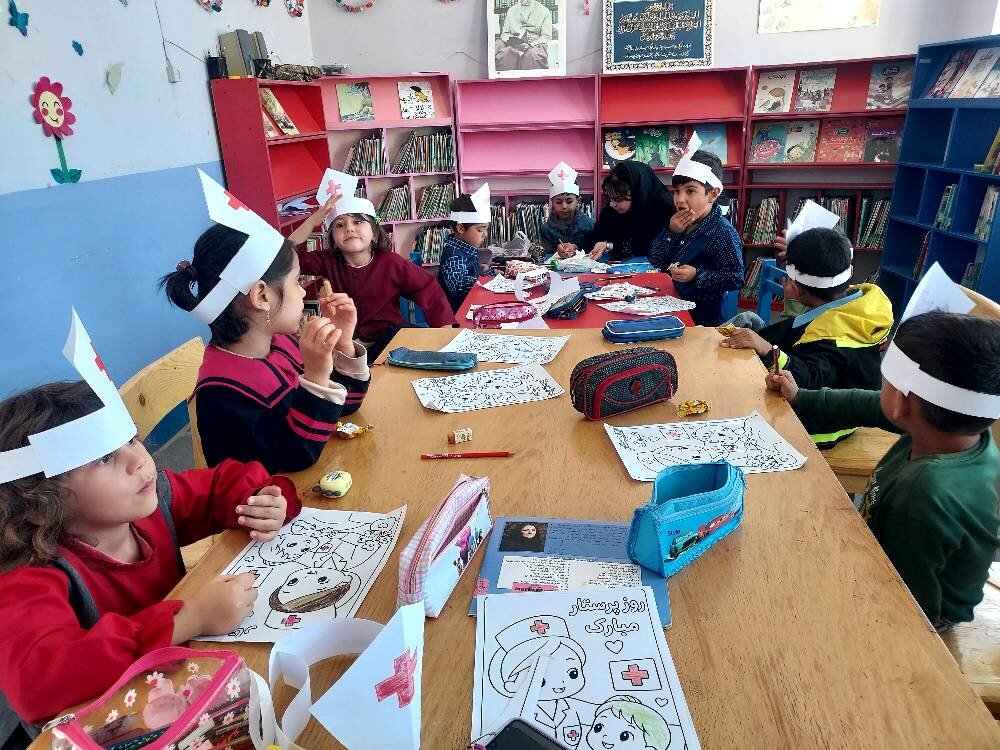 تجلیل از فرشتههای سفیدپوش در کتابخانه باقرالعلوم (ع) شوقان