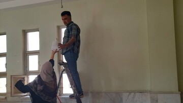 سیستم روشنایی کتابخانه موعود