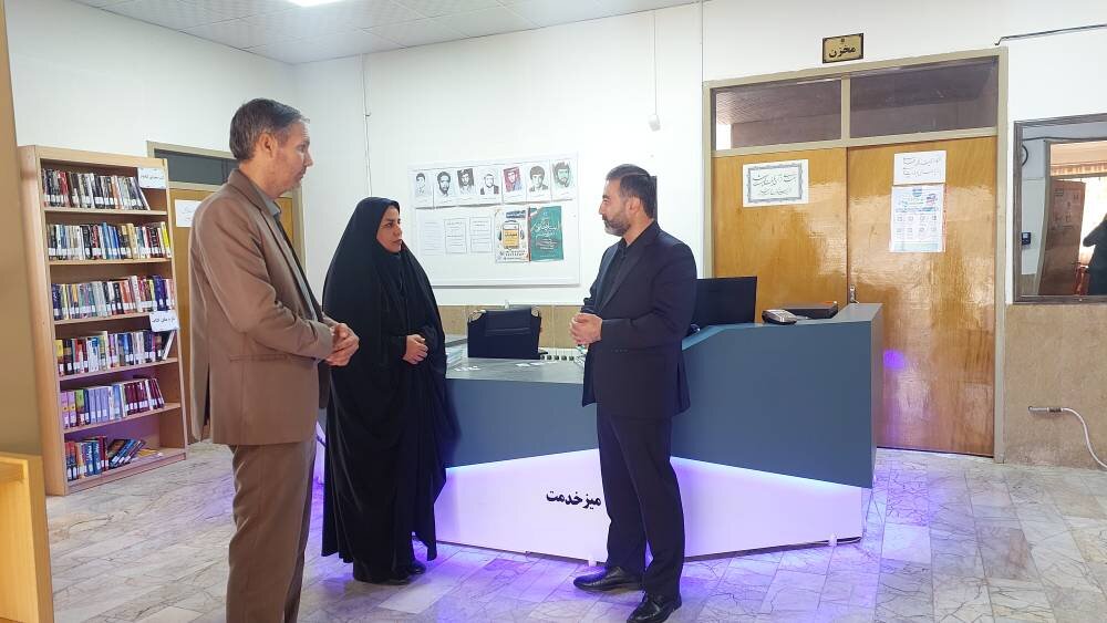 فرماندار گرمه از کتابخانه پیامبراعظم (ص) بازدید کرد