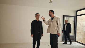 بازدید نماینده مجلس از پروژه کتابخانه علامه حلی زنجان
