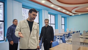 بازدید نماینده مجلس از پروژه کتابخانه علامه حلی زنجان