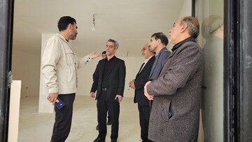 بازدید نماینده مجلس از پروژه کتابخانه علامه حلی زنجان
