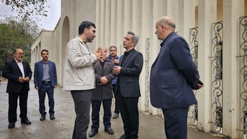 بازدید نماینده مجلس از پروژه کتابخانه علامه حلی زنجان