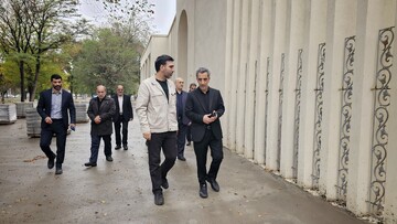 بازدید نماینده مجلس از پروژه کتابخانه علامه حلی زنجان