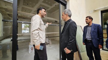 بازدید نماینده مجلس از پروژه کتابخانه علامه حلی زنجان