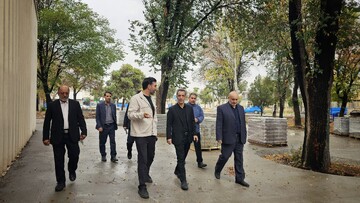 بازدید نماینده مجلس از پروژه کتابخانه علامه حلی زنجان