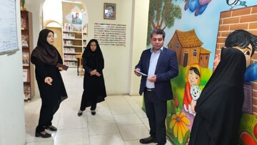 مدیرکل کتابخانه‌های عمومی استان یزد از چهار کتابخانه شهرستان بافق بازدید کرد