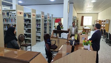 مدیرکل کتابخانه‌های عمومی استان یزد از چهار کتابخانه شهرستان بافق بازدید کرد