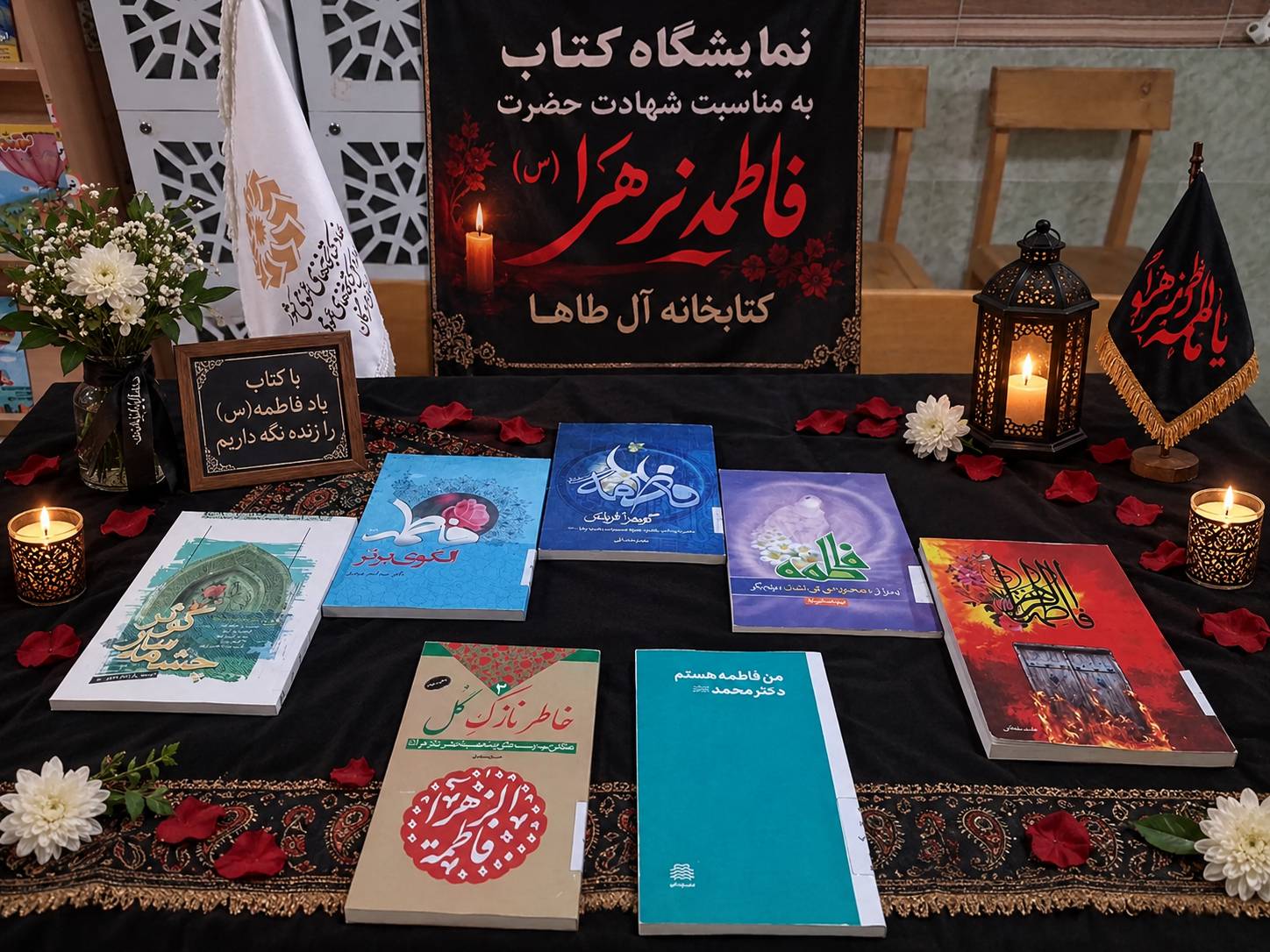 از قلمهای کوچک فاطمی تا نمایشگاههای کتاب؛ کتابخانههای هرمزگان در سوگ بانوی دو عالم