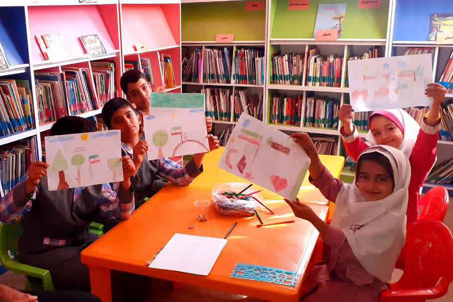 روزهای فرهنگی دانشآموزان در کتابخانه شهدای روستای مالمیر