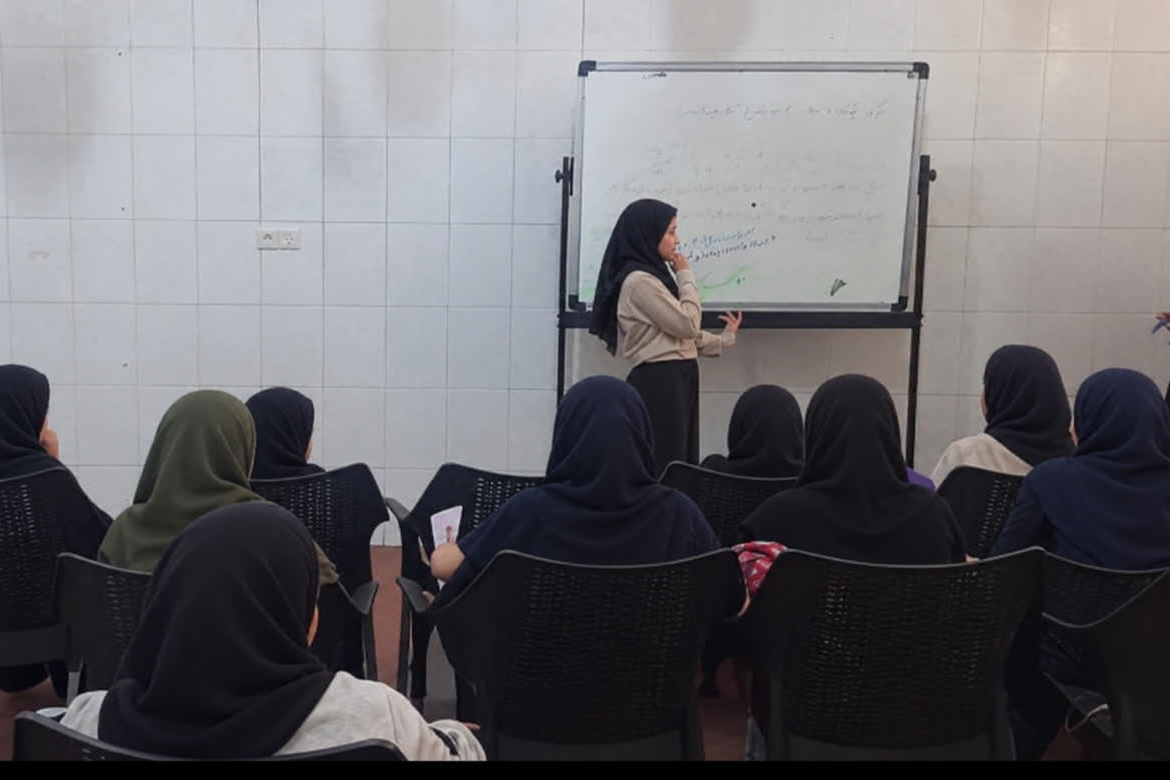 کتابخانه حضرت ام‌البنین (س) کاوه میزبان کودکان و دانش‌آموزان شد