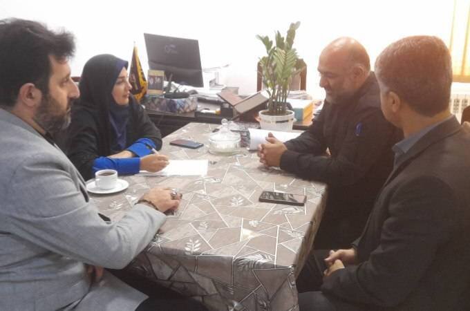 فلاح کردآبادی با اعضای ستاد برگزاری لیگ دانایی در جویبار دیدار کرد