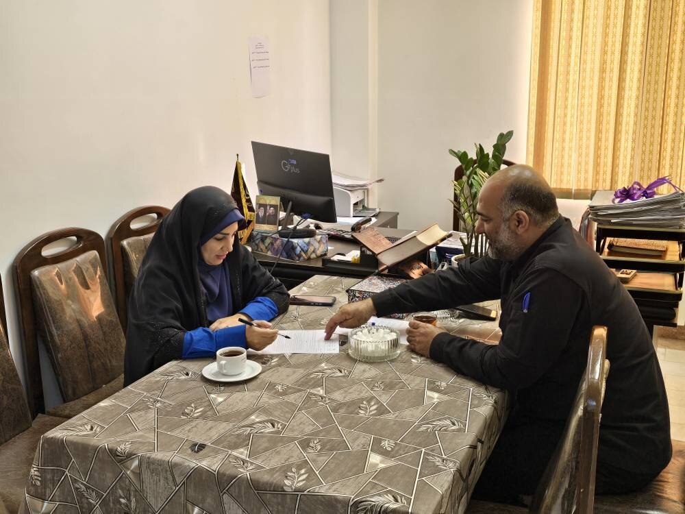 فلاح کردآبادی با اعضای ستاد برگزاری لیگ دانایی در جویبار دیدار کرد