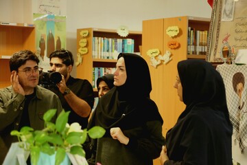 بازدید دبیرکل نهاد از کتابخانه روستایی شهید حسینعلی رستگار قادیکلا بزرگ