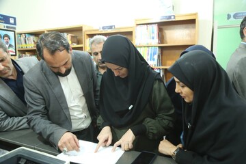 بازدید دبیرکل نهاد از پروژه توسعه کتابخانه شهید کشوری سيمرغ 